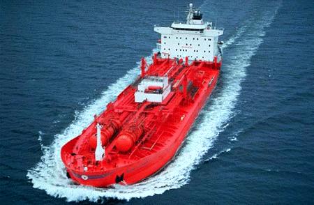 Chemical tanker sea passage